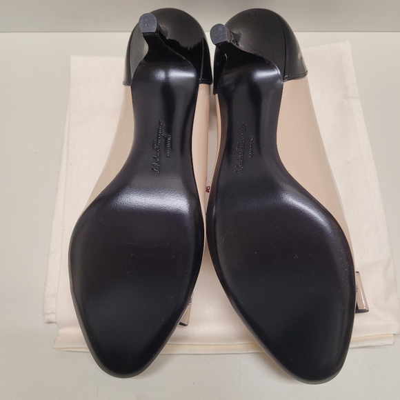 NWOT Ferragamo Carla Mix Pumps - Picture 4 of 13
